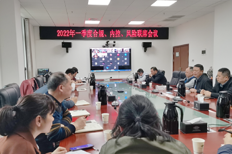 公司召開(kāi)2022年一季度合規(guī)、內(nèi)控、風(fēng)險(xiǎn)聯(lián)席會(huì)議