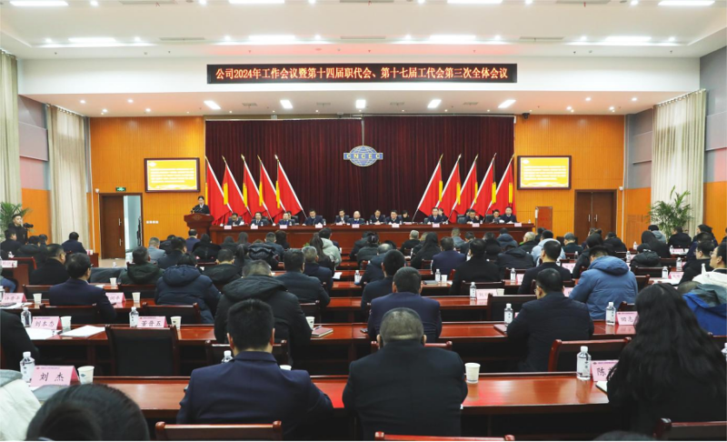 公司召開(kāi)2024年工作會(huì)議暨第十四屆職代會(huì)、第十七屆工代會(huì)第三次全體會(huì)議